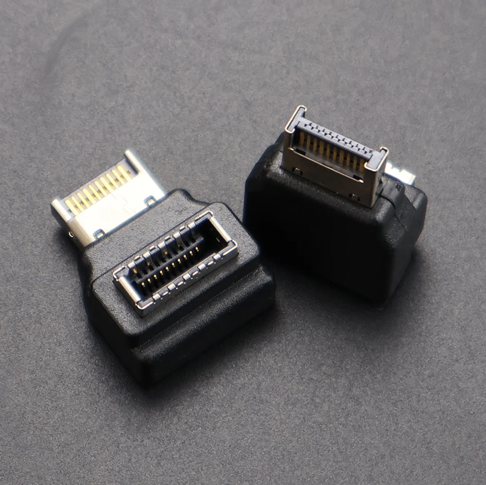 USB 3.1 Front Panel Header USB Type E to USB C Type C Expansion Cable Adapter Connector for Desktop Computer Motherboard Plug