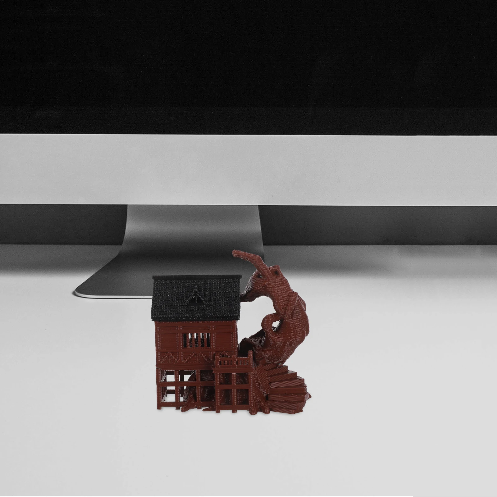 

Miniature Chinese Small Village Hut Creative Ornament for Micro Landscape Fairy Garden Bonsai Succulent Terrarium