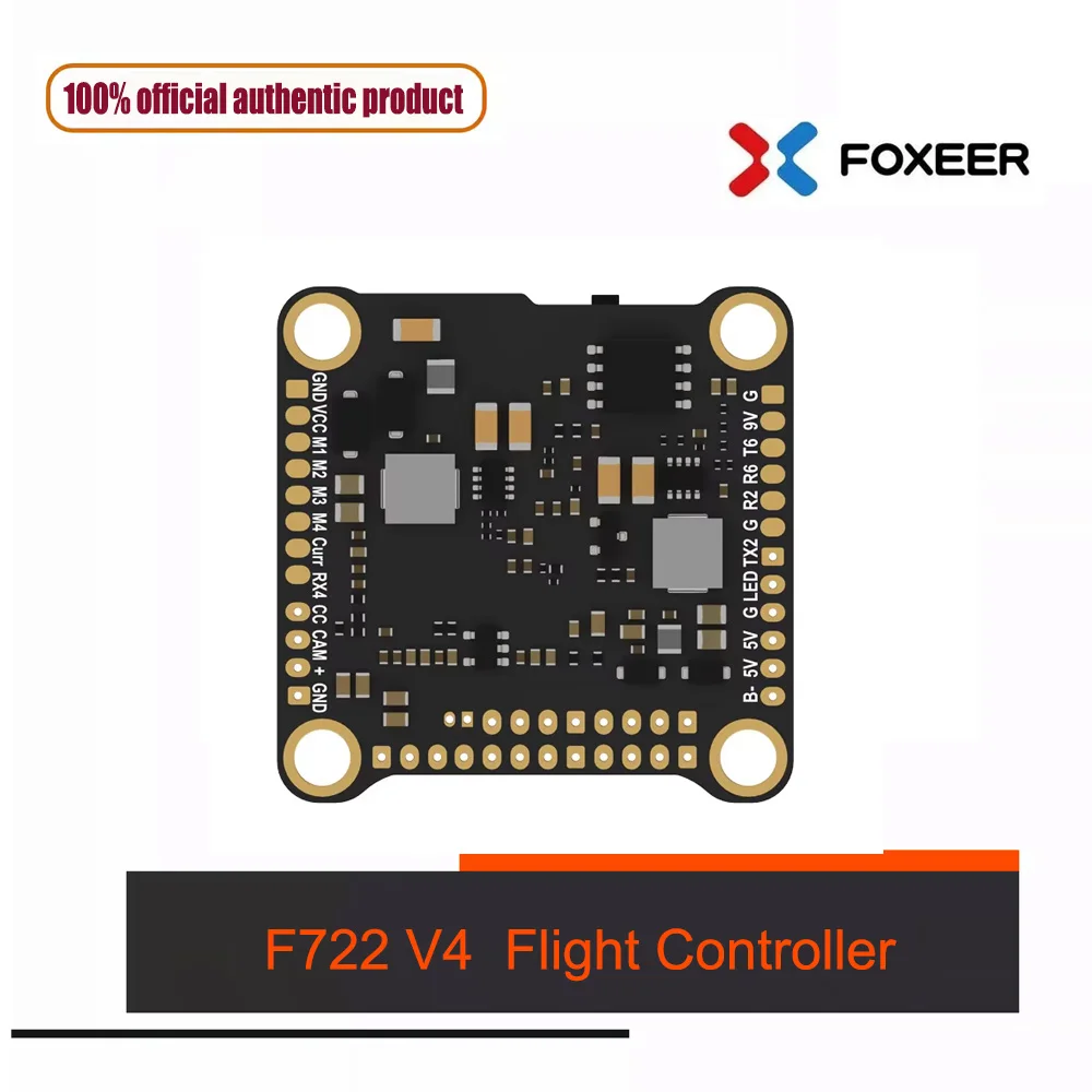 

Полетный контроллер FOXEER F722 V4 3~6S Lipo с процессором STM32F722RET6, OSD 5В/3А, флеш-памятью 16МБ, 30.5X30.5мм для FPV дронов на радиоуправлении