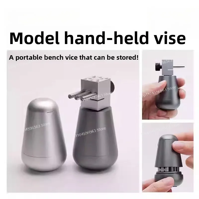 Model & DIY Crafts Mini Vise - Detachable Compact Portable Precision Clamp