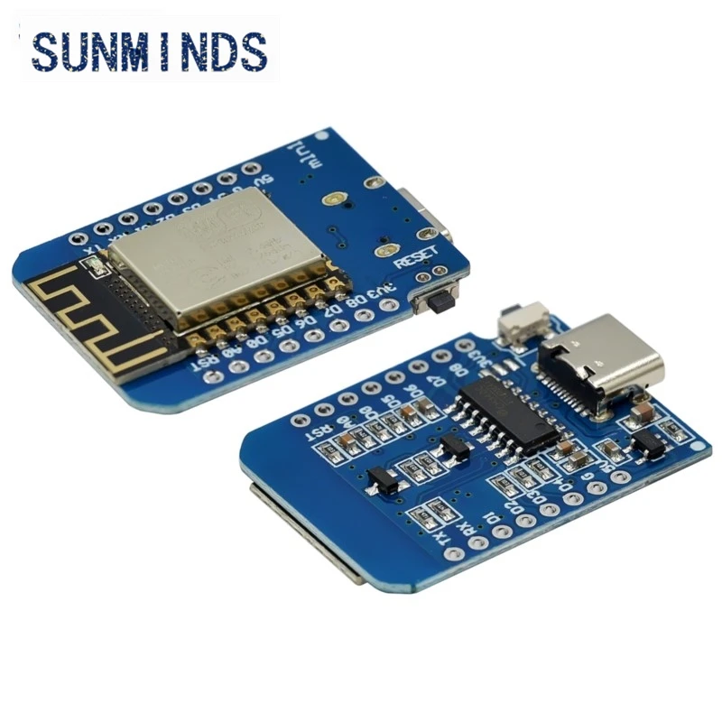 ESP8266 ESP-12 ESP-12F ESP12F CH340G CH340 V2 USB For WeMos D1 Mini WIFI Development Board NodeMCU Lua IOT Board 3.3V With Pins