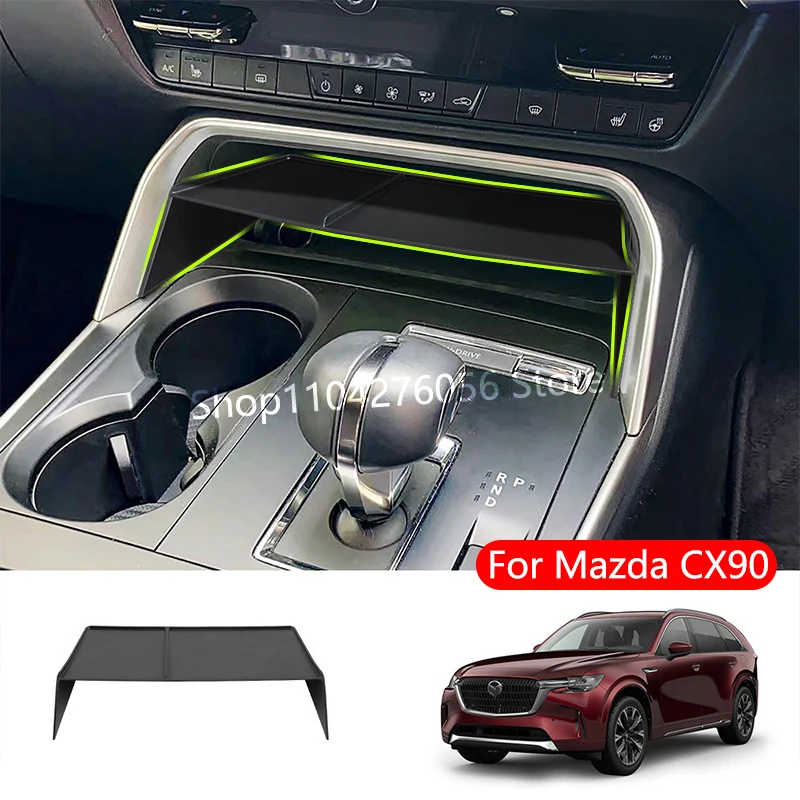 

For Mazda CX-90 CX90 2023 2024 2025 Car Storage Central Control Storage Box Container Auto Interior Accessories