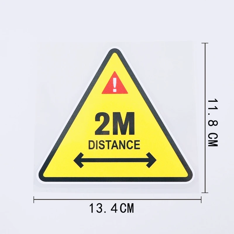 Car Sticker Keep Your Distance 2M PVC Decal 13.4CM11.8CM,KK