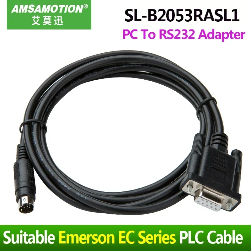 SL-B2053RASL1 Suitable for Emerson EC Series PLC Programming Cable EC10 EC20 EC10A PC To RS232 Adapter