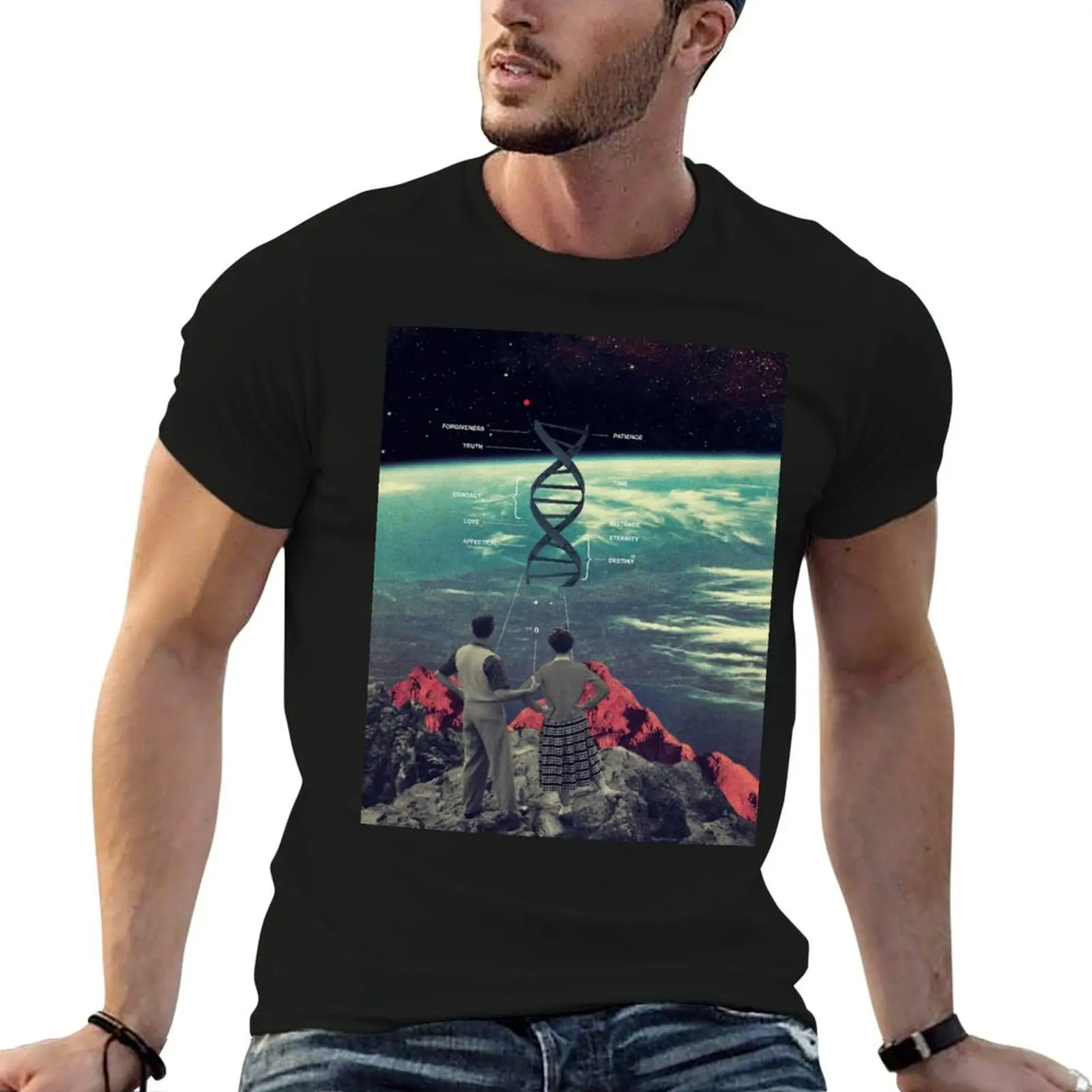 

cotton shirt t mens Eternity And graphic shirts man Distance t T-Shirt
