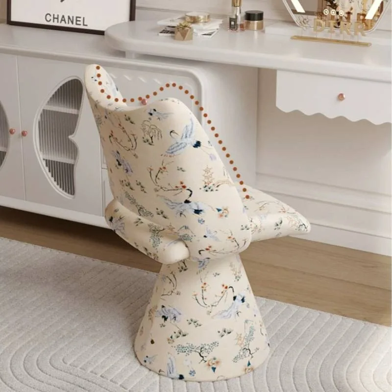Upgrade Cushion Makeup Vanity Chair Ergonomic Narrow Luxury Makeup Vanity Chair White Designer Sillas De Tocador Furniture Home