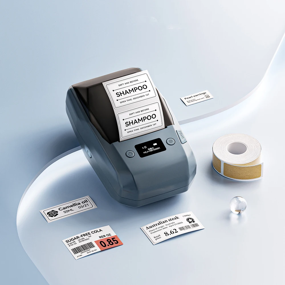 Niimbot N1/M2/M3 Thermische Transfer Label Printer Kleurendruk Label Machine Draadloze DIY Prijskaartje Sticker voor thuiskantoor