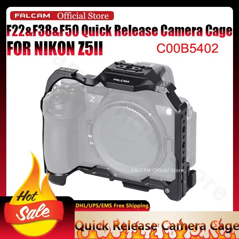 

Falcam Official FALCAM F22&F38&F50 Quick Release Multi-hole Expansion Camera Cage FOR NIKON Z5II - Low Price Clearance Sale