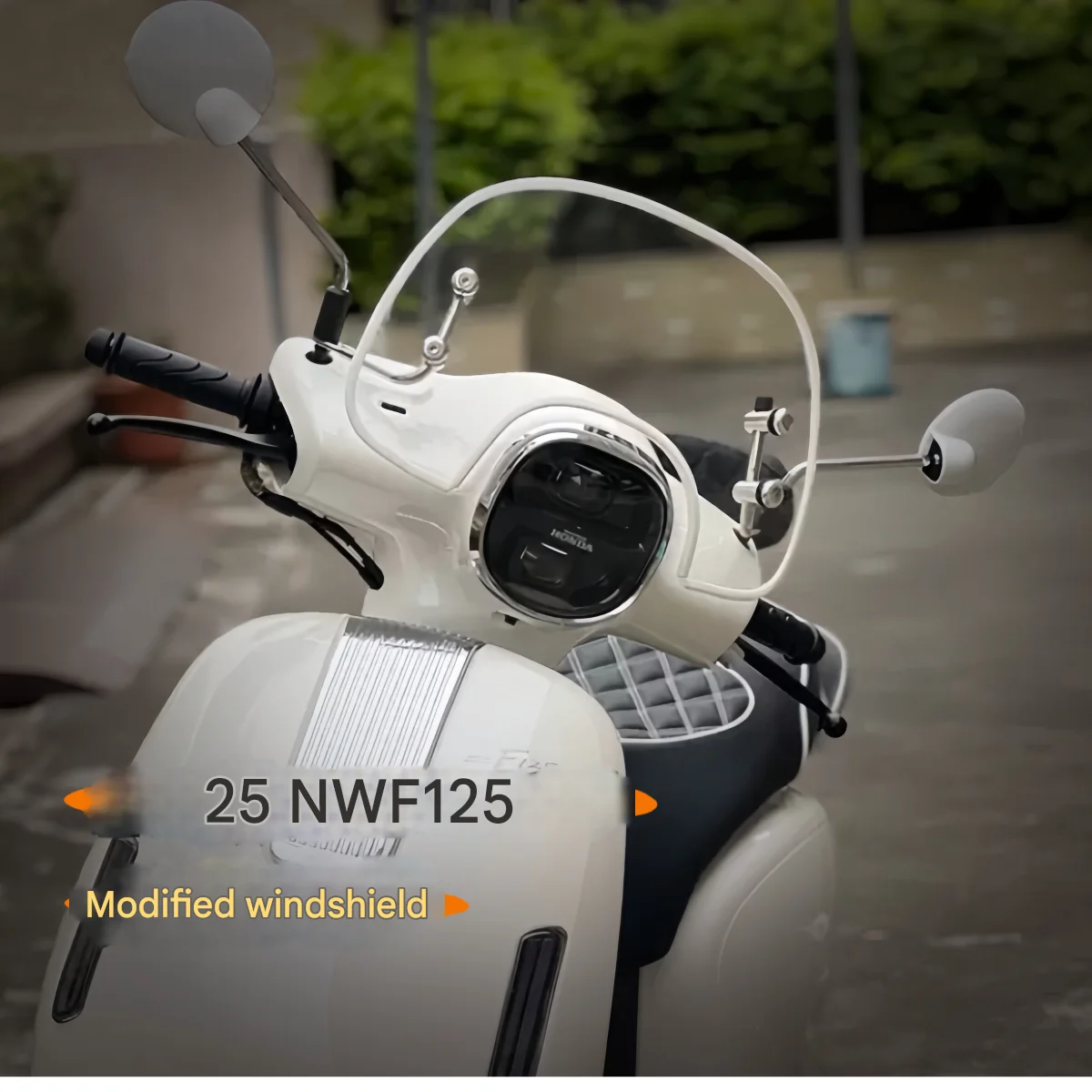 For Scooter Windshield for Honda NWF125 2025 Wind Deflector Protector Wind Screen Modified Accessories