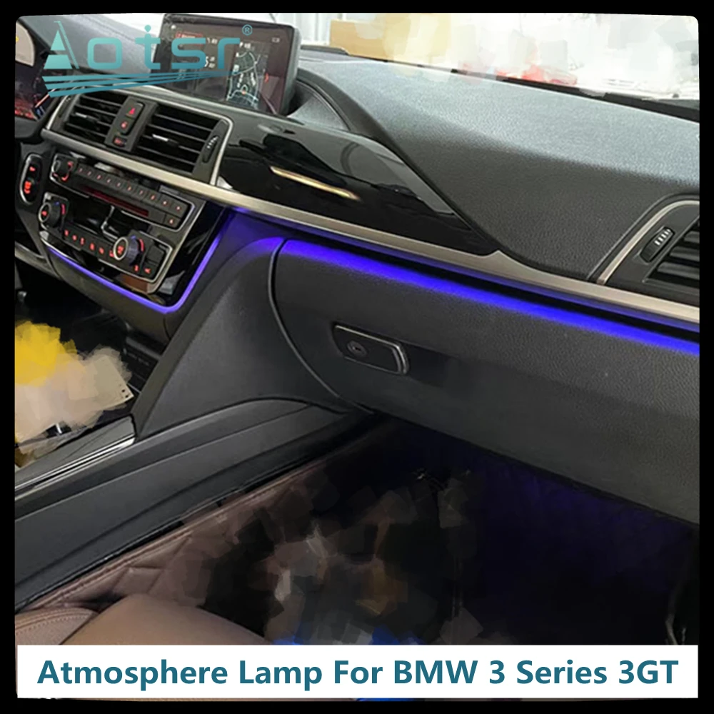 Car Atmosphere Lamp For BMW 3 Series F30 F31 F32 3TG 2013-2018 Automotive Interior Decorative Light Cars Colorful Lights LED Bar