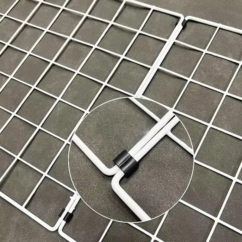 20Pcs Eco-Friendly Plastic Connectors DIY Modular Grid Panel Kit for Cat Dog Playpen Fence Pet Exercise Enclosure