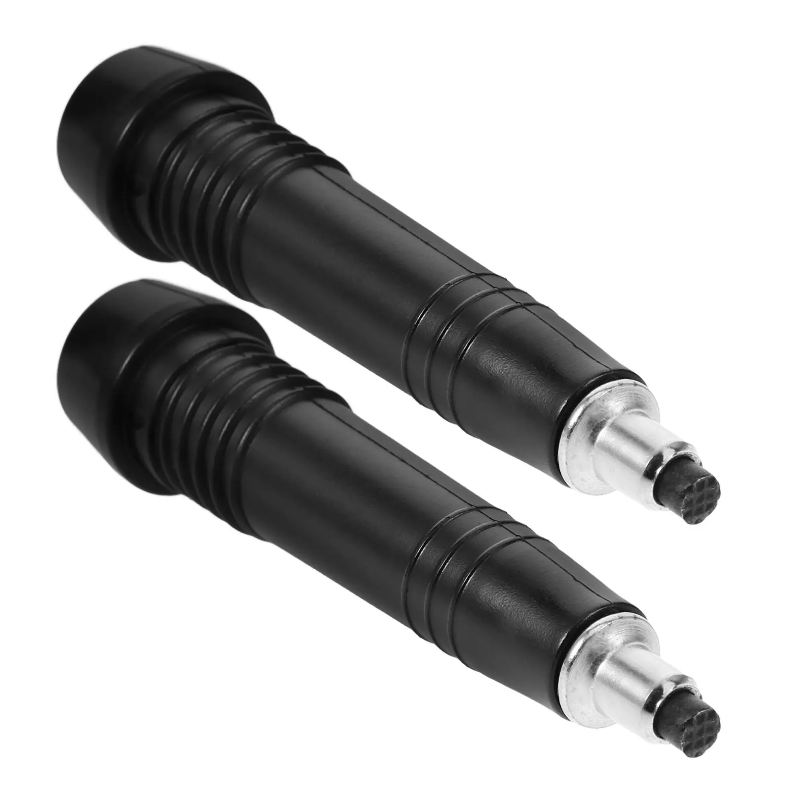 2Pcs Carbon Steel Hiking Pole Tips Trekking Rod Replacement Accessory Heavy Duty Crutch Tips Walking Stick Foot Protector