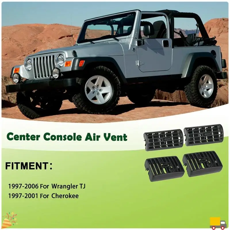 وحدة تحكم مركزية لشبكة تنفيس الهواء لسيارة جيب رانجلر TJ 1997-2006 شيروكي XJ 1997-2001 لوفر 5FS10DX9 5DP55TAZ #2