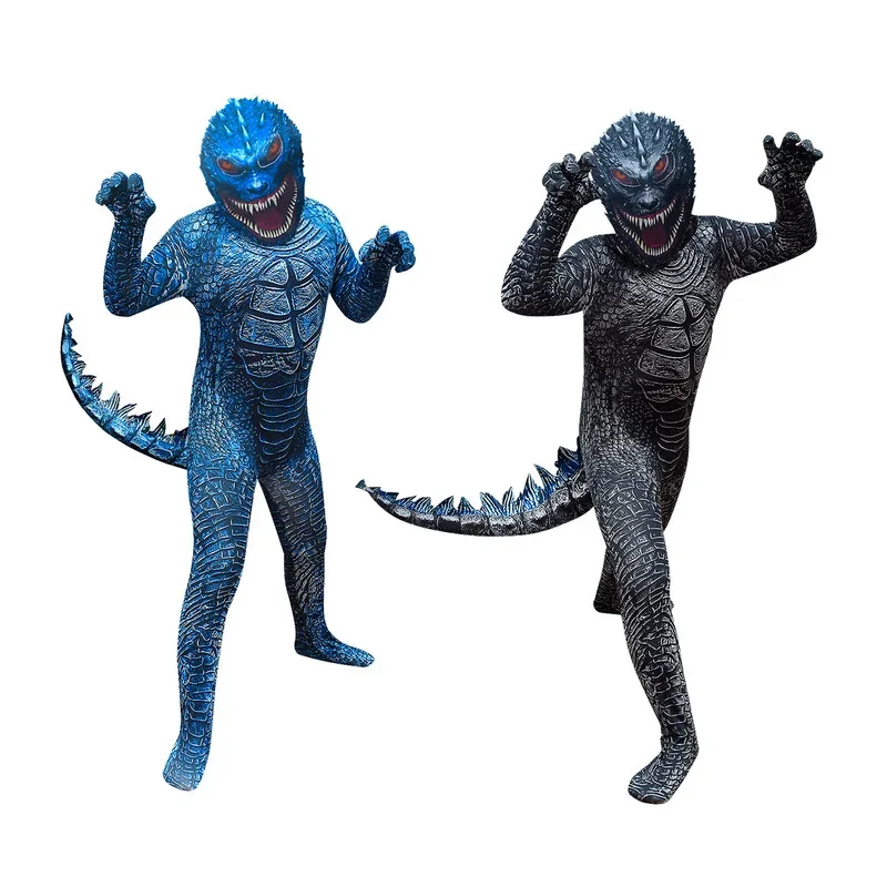 2023 Halloween Costumes for Kids Boys Dinosaur Cosplay Monster Performance Fantasy Personality Children's Birthday Gift Costumes