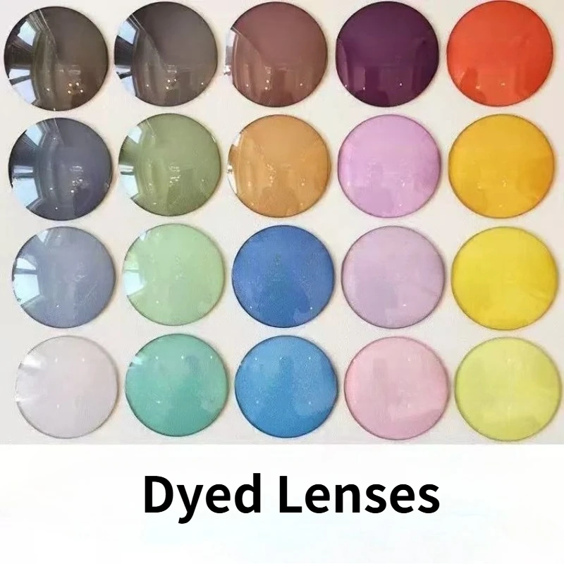 1.56 1.61 1.67 1.74 Prescription Resin Aspheric Stained Lenses Color Changing Sunglasses Lenses Transparent Optical Lenses