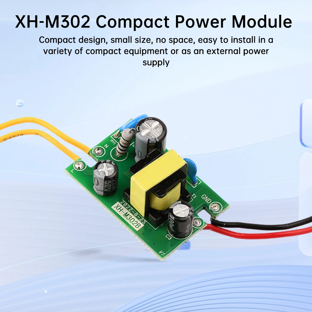 AC-DC Input 110-220V Output 12V Switching Stable Output Power Supply Module 3W Switching Power Supply Board XH-M302