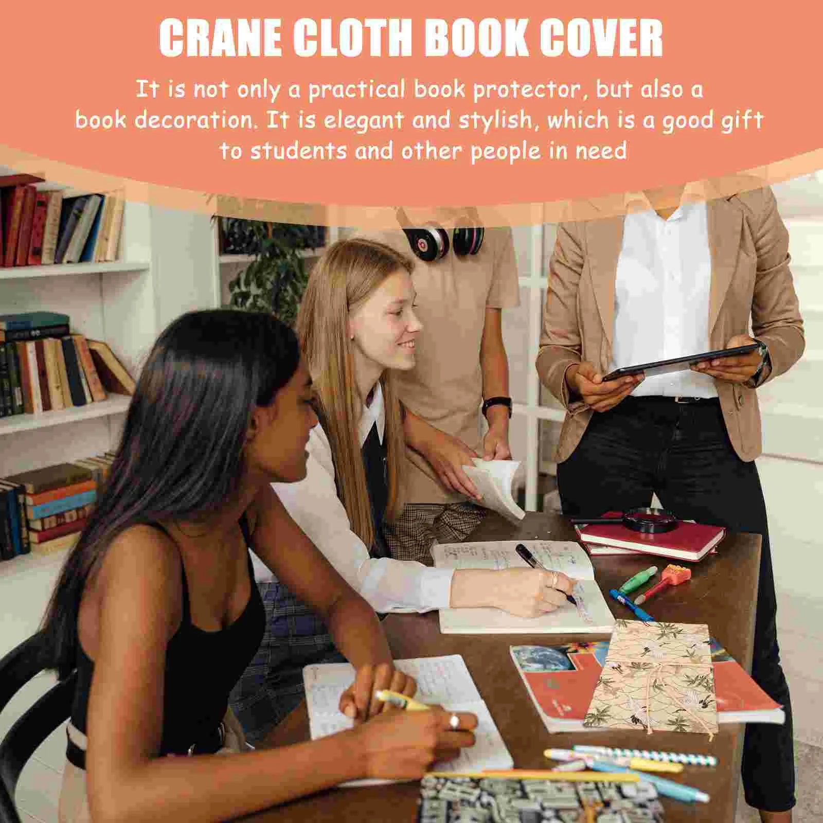 Grue grill-Bloc-notes Chic PleProtector Cover, Textbook Protective, Delicate Sleeve, Dust Student, A5 Size Staacquering