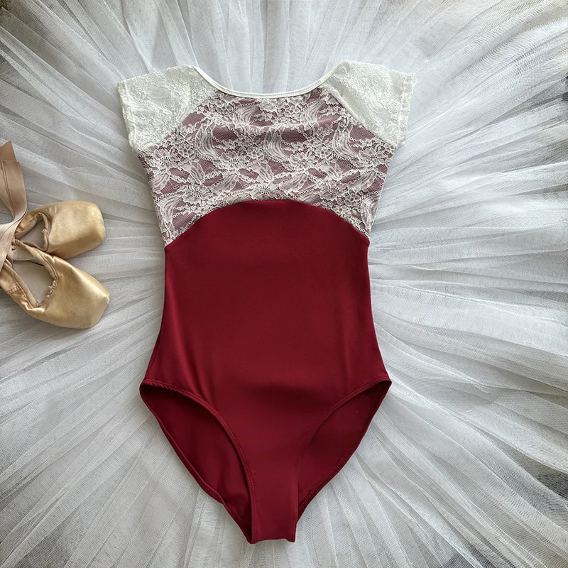 Traje de dança de balé adulto feminino personalizado roupa de ginástica de uma peça, roupa de performance de prática de yoga aérea vestido tutu