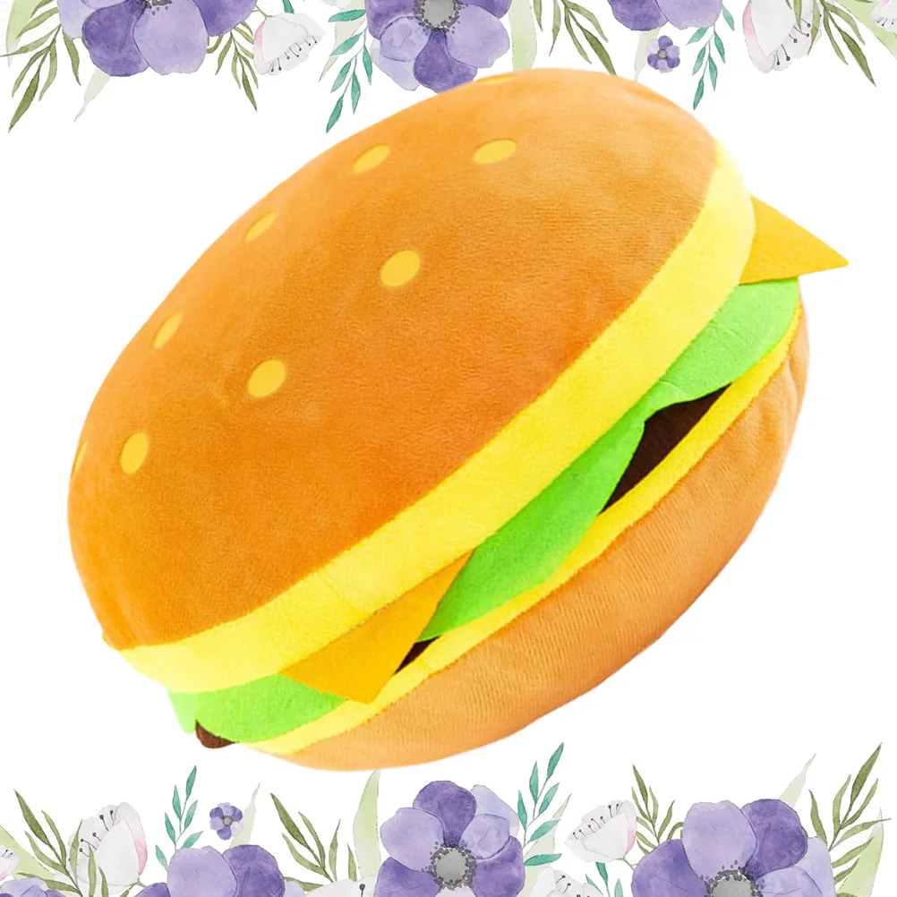 30 Cm almohada creativa cojines decorativos hamburguesa de peluche niños juguetes divertidos silla rellena