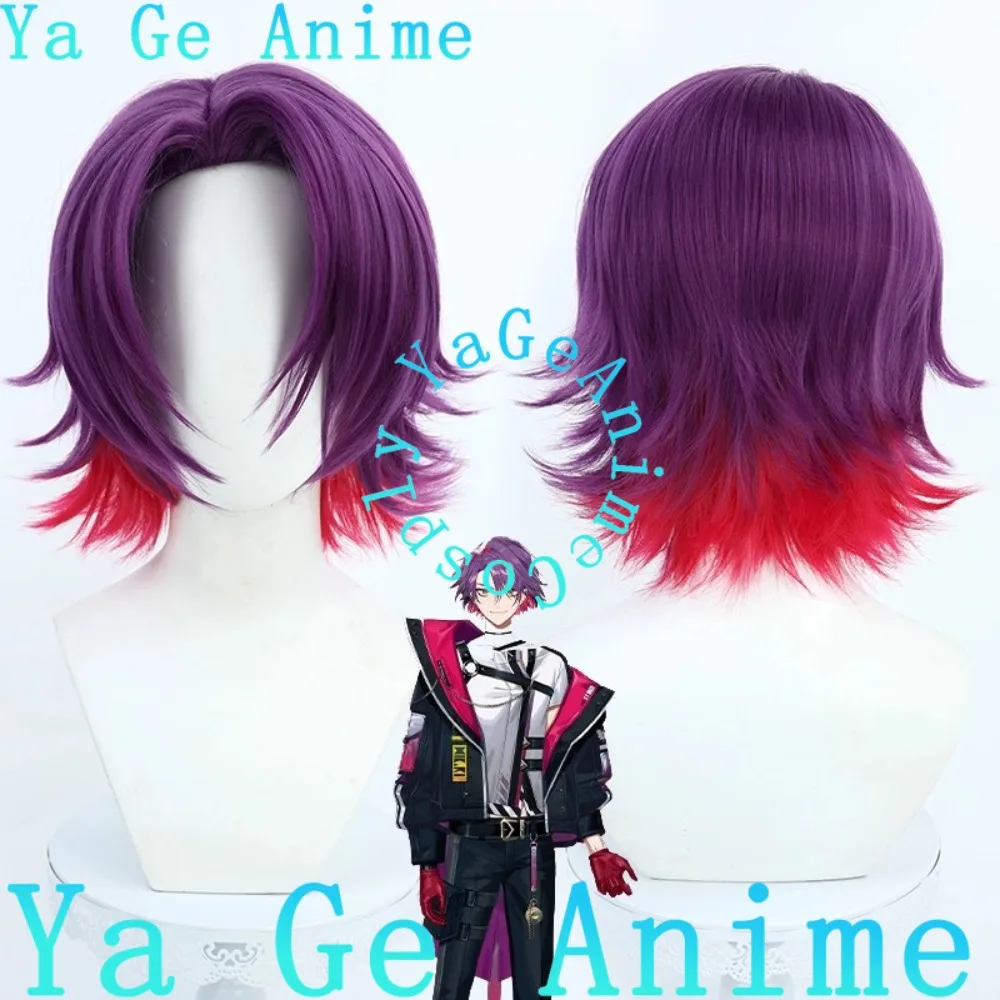 

Синтетический термостойкий парик для косплея VTuber Ватараи Хибари, для аниме, игр, Хэллоуина, карнавала, вечеринок