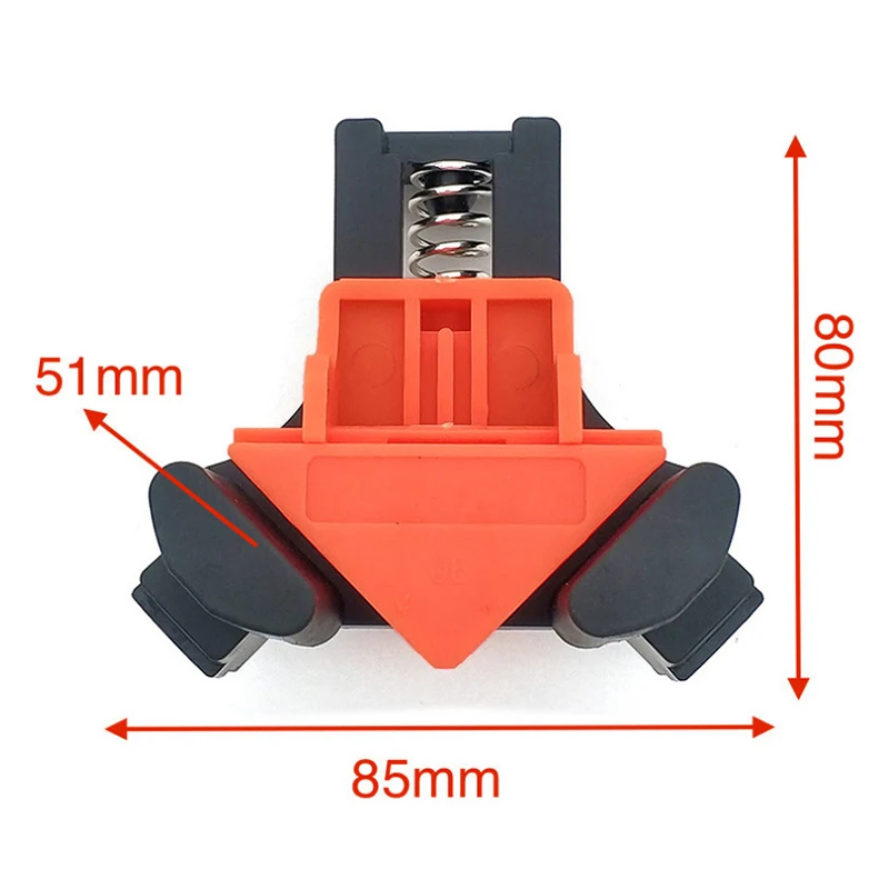 4 шт., пружинный зажим для деревообработки, 90 градусов