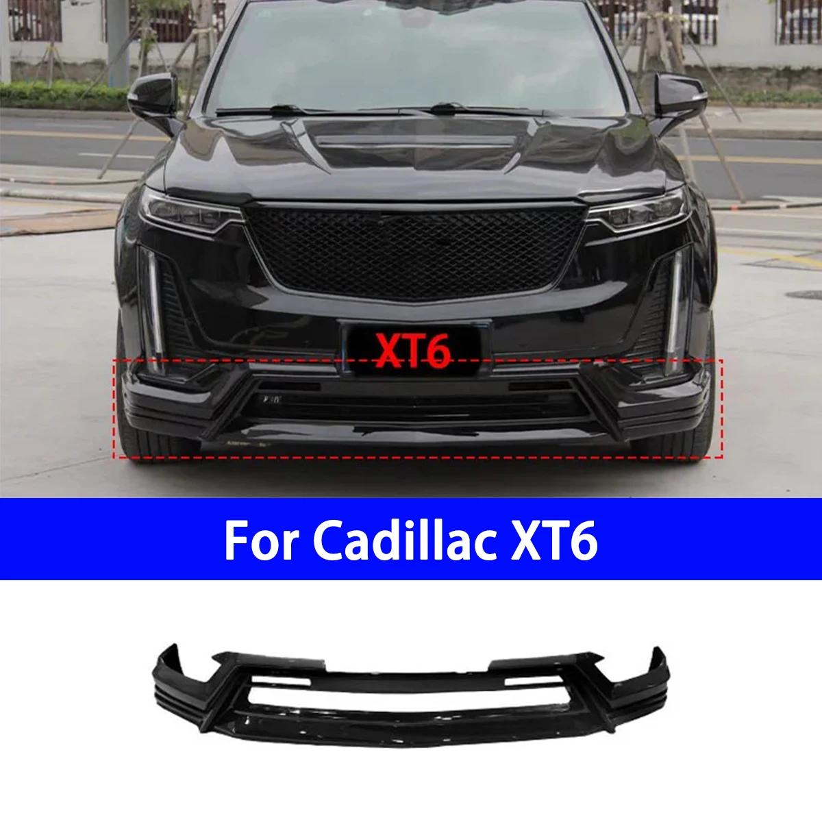 

Suitable for Cadillac XT6 Front Shovel, Rear Lip, Tail Wing, V Hood, Sporty Grille, XT6 Wide Body Wheel Arches, Latest ZERO Kit