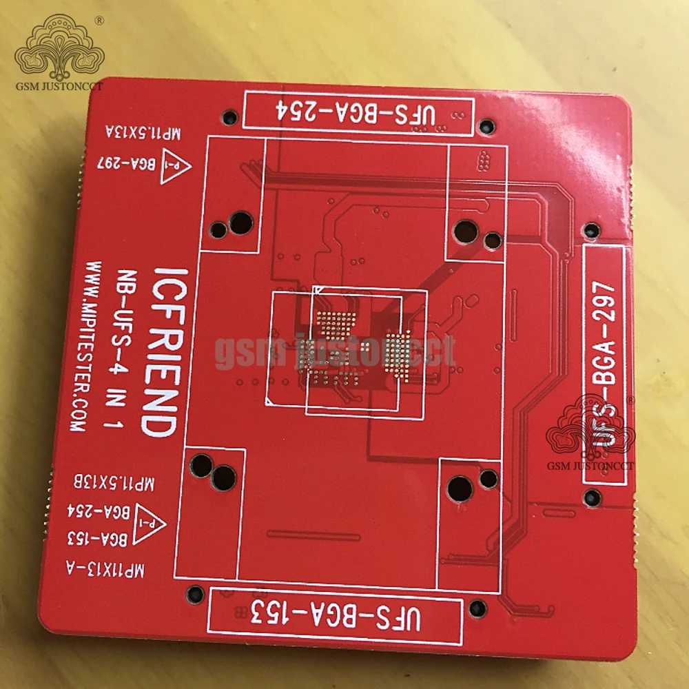 NEW ICFRIEND UFS 4 IN 1（UFS153/254/297)Bottom plate，SOCKET PCB .Does not contain seat head FOR MIPITESTER MINI OR GRE2 HOST