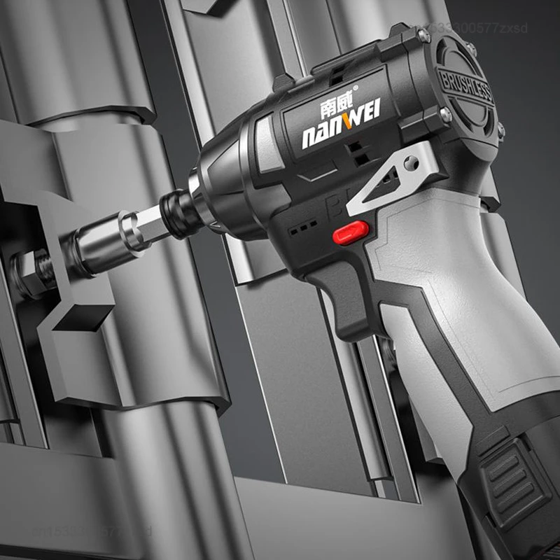 Zestaw bezszczotkowy bezszczotkowy litowo-elektryczna wiertarka udarowa bezprzewodowy zestaw z wkrętarką elektryczną USB do naprawy wkrętaków