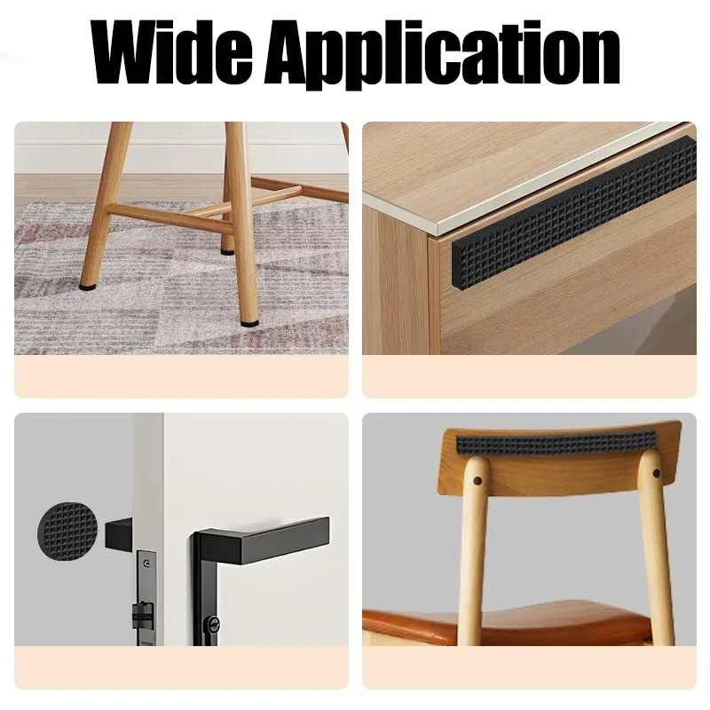 10/1롤 DIY 무소음 매트 범퍼 댐퍼 미끄럼 방지 패드 발 커버 자가 접착 테이블 의자 발 보호 패드 EVA 폼 스트립 테이프