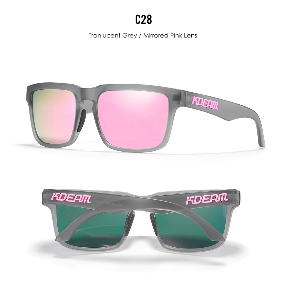 KDEAM Unisex Polarisierte Sonnenbrille in Verschiedenen Farben für Outdoor, Angeln und Autofahren, Nur Sonnenbrille für Männer und Frauen