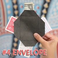 Close up Magic Tricks Number 4 Envelope by Blake Vogt (Gimmicks and Online Instructions) Mentalism Magic Illusions Fun Magician