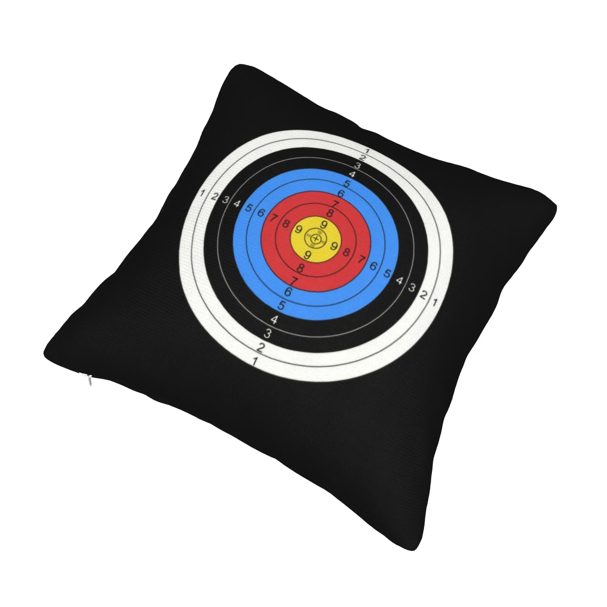 Archery And Gun Range Target Practice Graphic Cushion Cover 40x40cm Archer Bow Hunting Sport Velvet Nordic Home Decoration