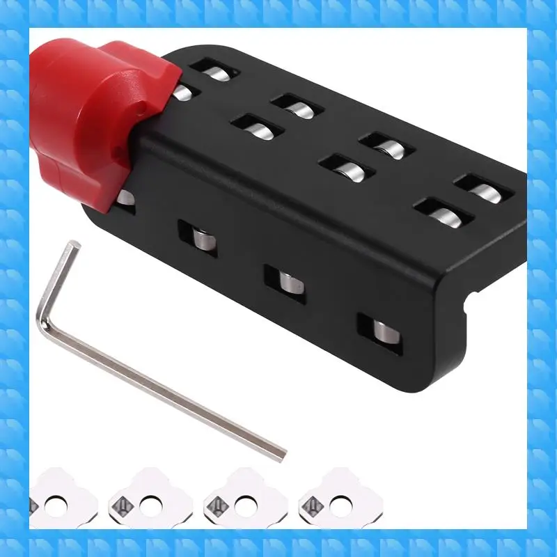 ETRT Chamfer Plane Hand Planer Woodworking Wooden Edge Corner Corner Trimming Chamfering Manual Joiner Carpentry Tools With 4 Cu