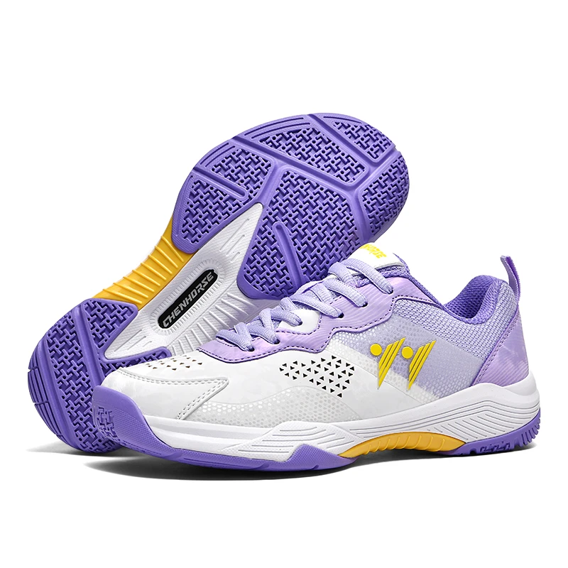 

Unisex Durable Sport Sneakers Stable Badminton Table Tennis Handball Training Shoes for Men Women Volleyball Athletic Footwear