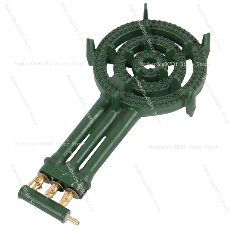 C40 Style  Iron Triple Ring Multi Hole Burner Head for Commercial  Stove Export Cooker