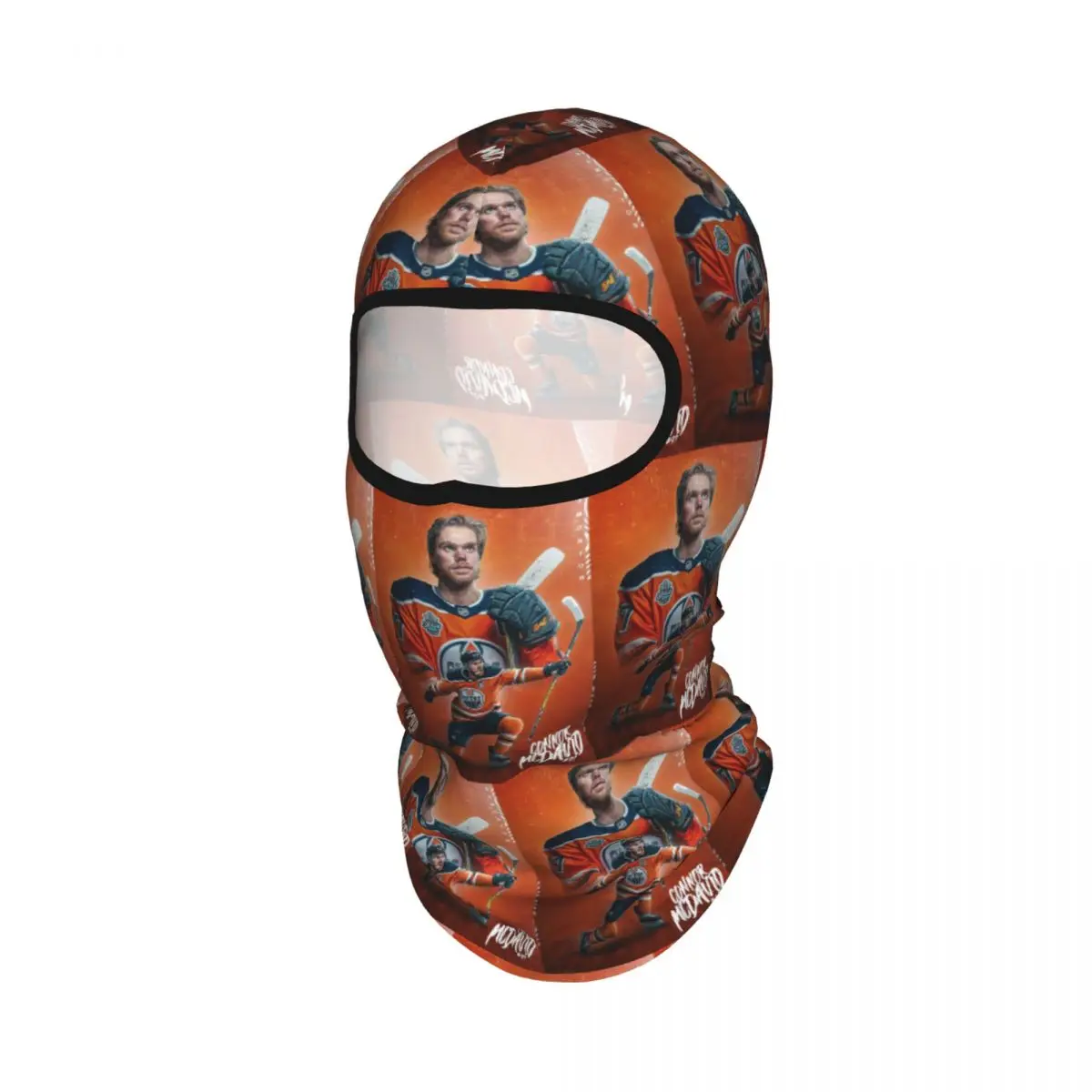 Connor McDavid 97 For Edmonton Oilers Fans Breathable Thin Balaclava Full Face Mask Sun Protection Neck Gaiter For Outdoor
