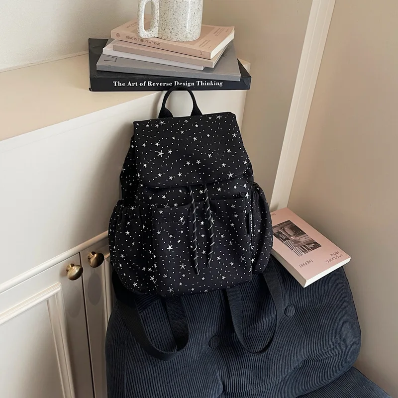 New Korean Style Backpack Women Mini Cute Small Design Trendy Student School Bag Fashionable and Versatile Commuting Bag