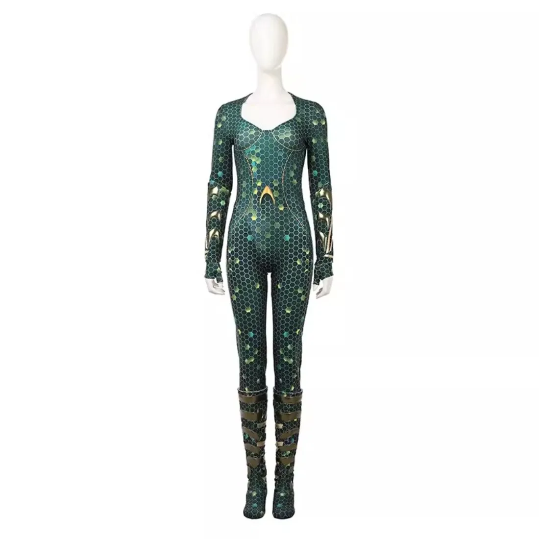 Mera Kostüm Frauen Königin Atlanna Cosplay Bodysuit Overall Halloween Kostüm