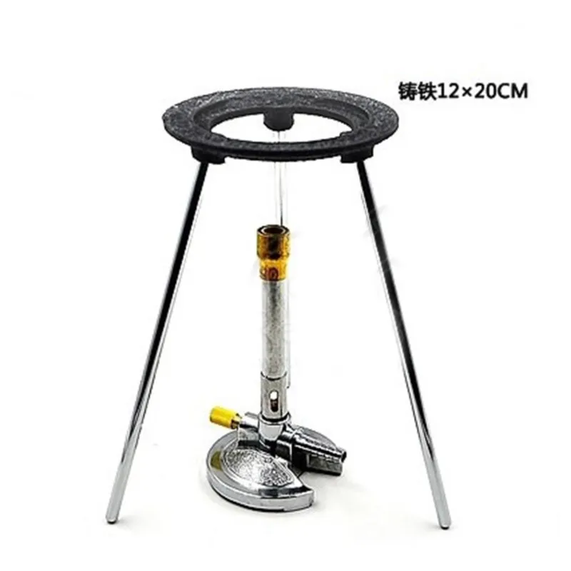 New Lab Bunsen Burner Tripod Cast Iron Support Stand 20cm Height