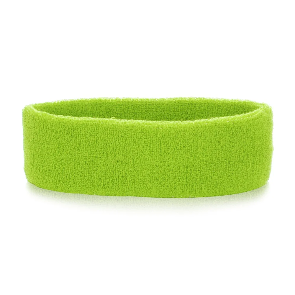 

Moisture Wicking Tennis, Basketball Elastic Hair Bands Cotton Sweatband Athletic Sweat Bands Sports Headbands