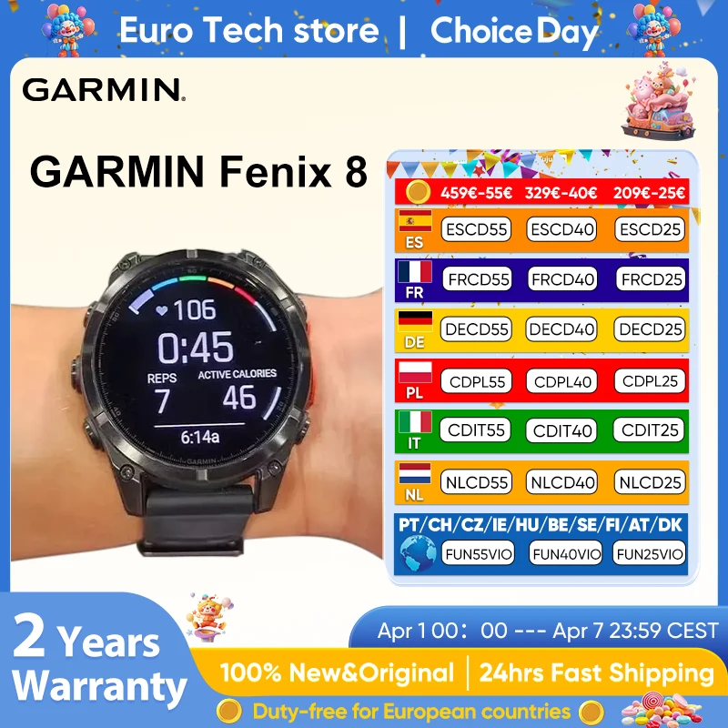 Garmin fenix ​ ​ 8 montres connectées 47mm 51mm AMOLED