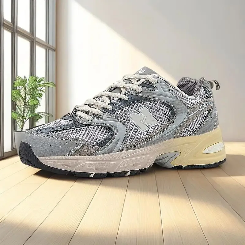 

High-quality, Board Cushioning, Walking travell Men's Outdoor Mesh Couple Sneakers,530 Casual Running Shoes