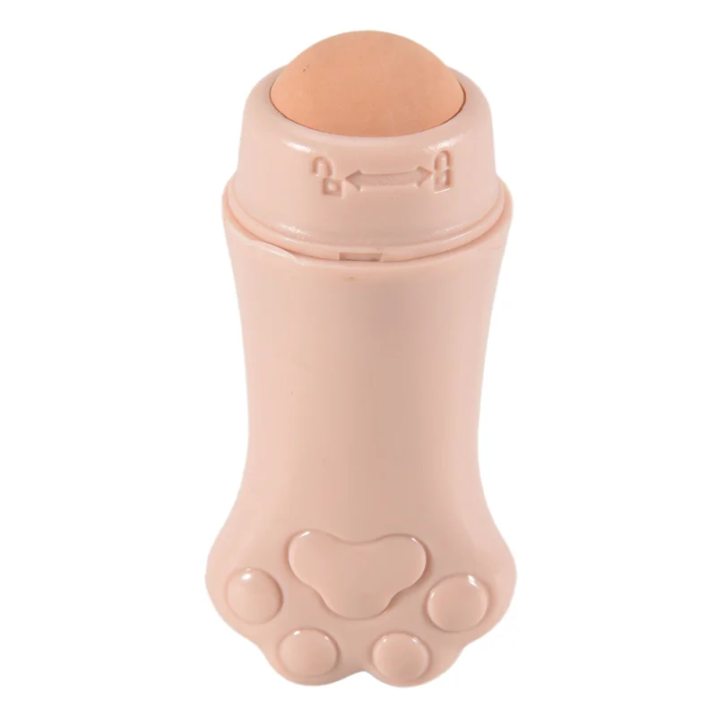 A94E-天然火山ローラーオイルコントロールローリングストーンフェイススキンケアツール洗顔オイル吸収ローラーボール