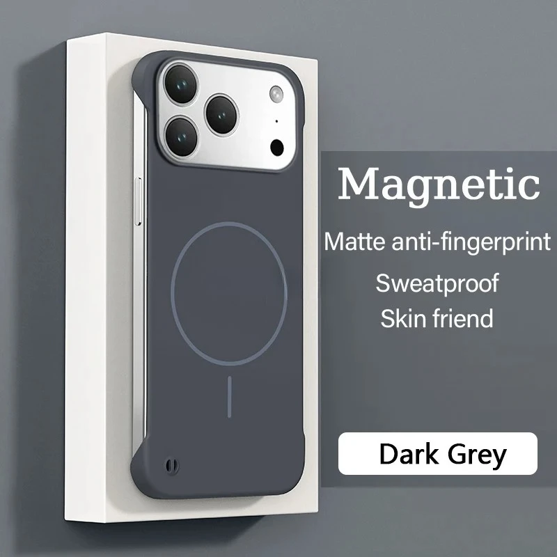 حافظة صلبة رفيعة للغاية بدون إطار لهاتف أبل آيفون 17 برو ماكس 17 اير 17 برو غطاء كاميرا حماية مقاوم للصدمات صديق للبشرة