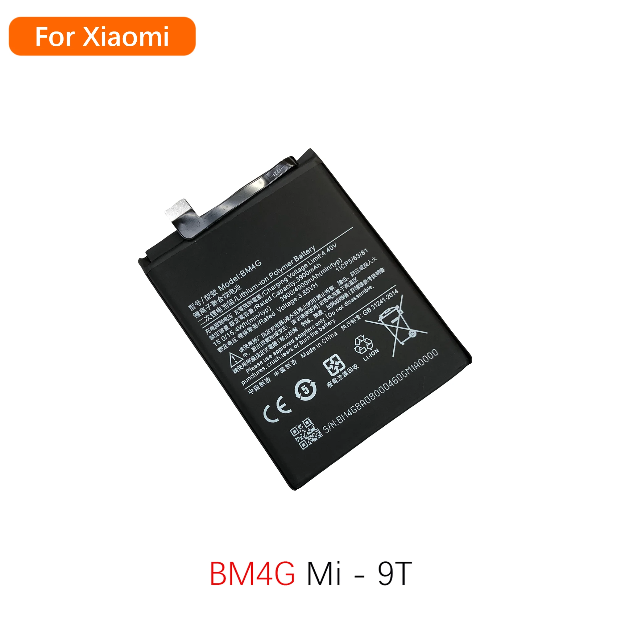 For Xiaomi Mi7 Mi 9 9se 9Lite A3 CC9E 9T 9Pro Replacement Battery BM3L BM3M BM4F BM4G BM4H BM3C Phone Batteries