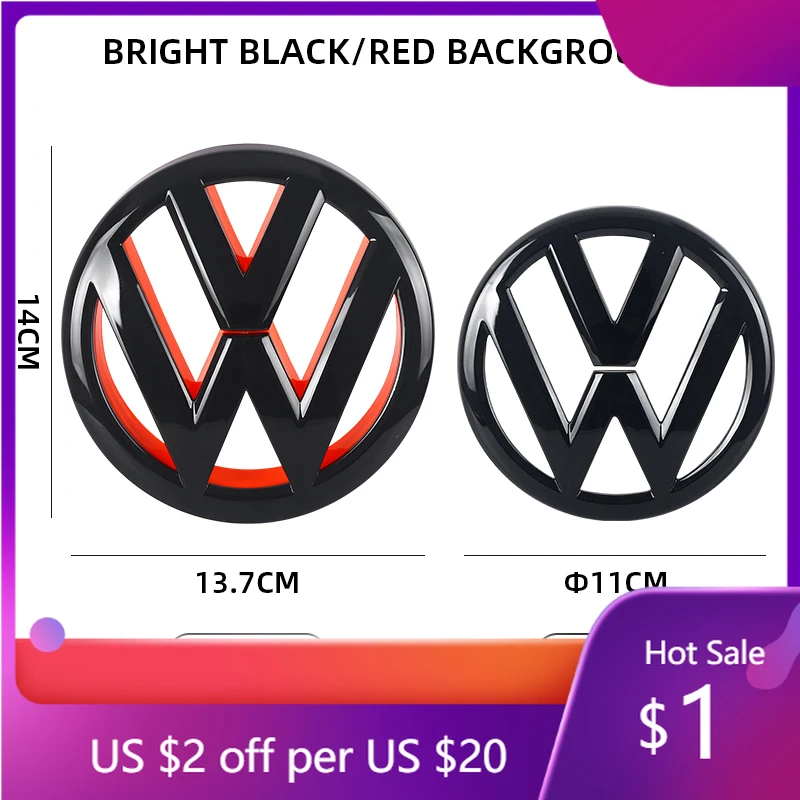 

Наклейка-эмблема на передний и задний багажник для автомобилей Volkswagen Golf 6 (2009-2013, MK6) – Хит продаж 2026 года