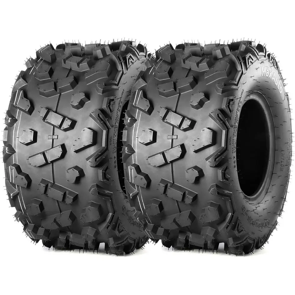 

6-слойные бескамерные шины для газонокосилки и трактора 18x9,5-8 с нулевым поворотом, 2 шт.