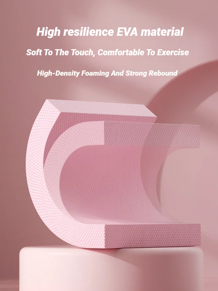وسادة التوازن غير قابلة للانزلاق رغوة حصيرة الكاحلين وسادة الركبة للأساسية والقوة الاستقرار التدريب اليوغا اللياقة البدنية سميكة عالية الارتداد