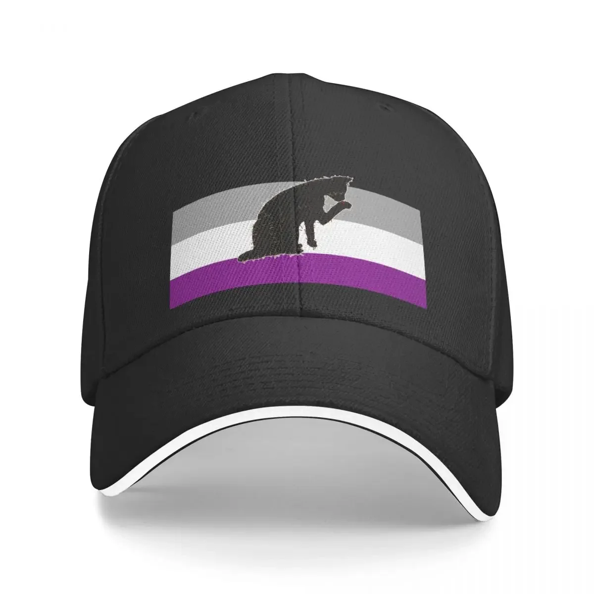 

Asexual Pride - Knives In Their Feet Flag Baseball Cap Wild Ball Hat Golf Hat Man Women's Beach Men's