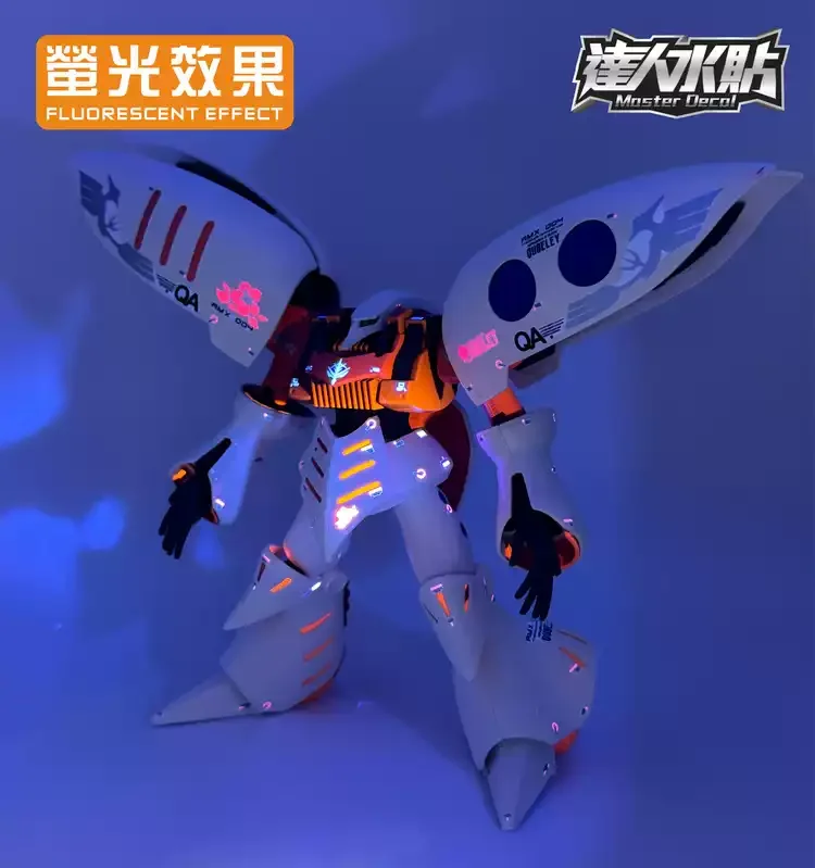 MASTER Decal H015 Fluorescent Waterslide Decals For HGUC 1/144 AMX-004 Qubeley Zeta Gundam Water Transfer Stickers Hobby DIY view 5